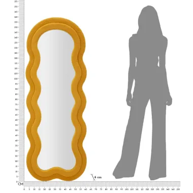 LUSTRO NA ŚCIANĘ TEDDY GORCZYCA 60X4X160 cm (WYMIAR LUSTRA 39X137 cm)